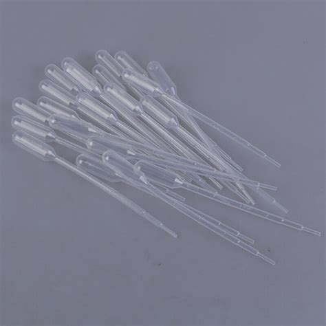 Pcs Ml Tips Plastic Tubes Pasteur Pipette Transfer Laboratory