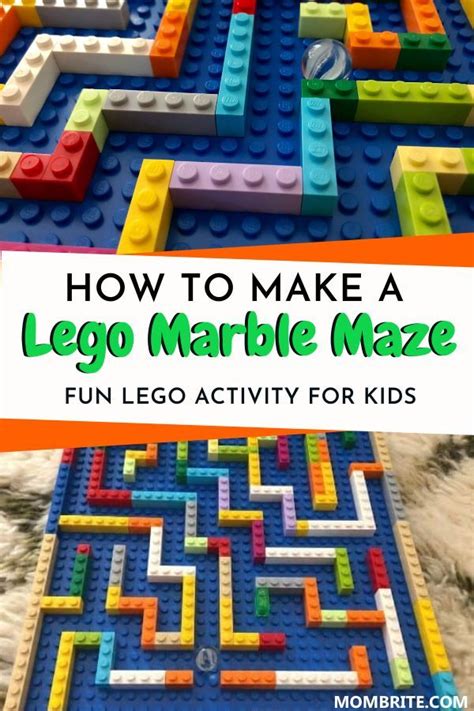 How to Make a DIY LEGO Marble Maze | Lego activities, Lego maze, Marble ...