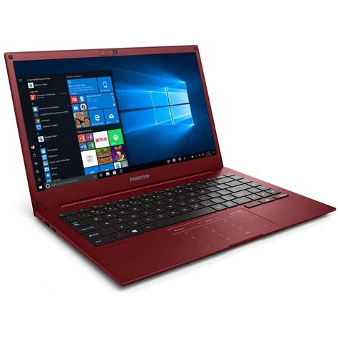 Notebook Positivo Motion Red Q232B Intel Atom 32 64GB HD 2GB RAM