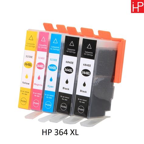 Compatible Hp Ink Cartridge 364 Xl Bkcmy 5pcspack