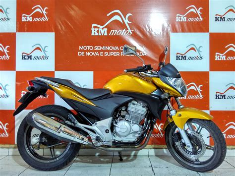 Honda Cb R Amarela Km Motos Sua Loja De Motos Semi Novas