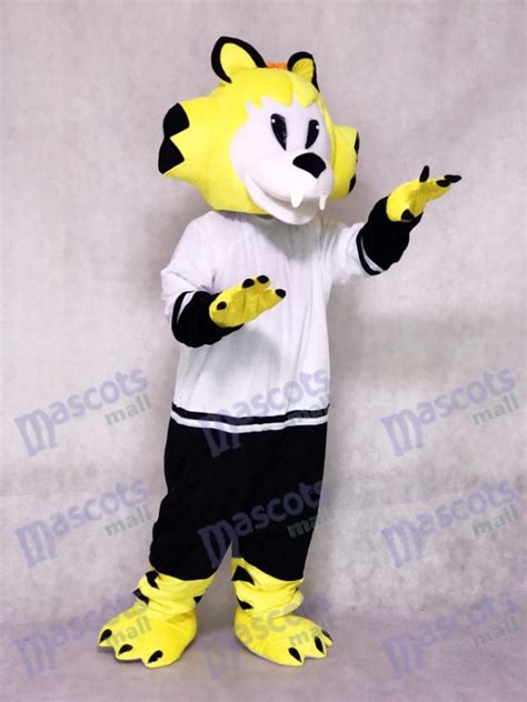 Nashville Predators Ice Hockey Team Mascot Costume Yellow Saber-toothed ...