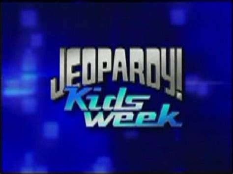 2004-B Jeopardy! Kids Week | Game Shows Wiki | Fandom