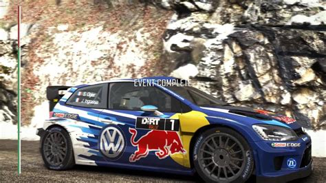 Dirt Rally Approche Du Col De Turini Montee Polo Wrc