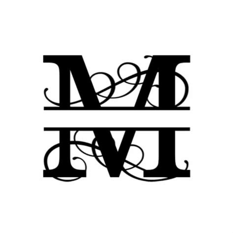 M Monogram Metal Wall Decor | Artful MetalWorx