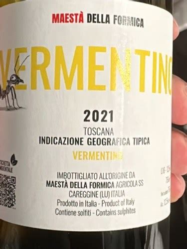 Maestà della Formica Vermentino Vivino US