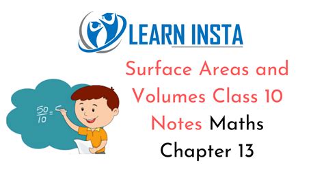 Surface Areas And Volumes Class 10 Notes Maths Chapter 13