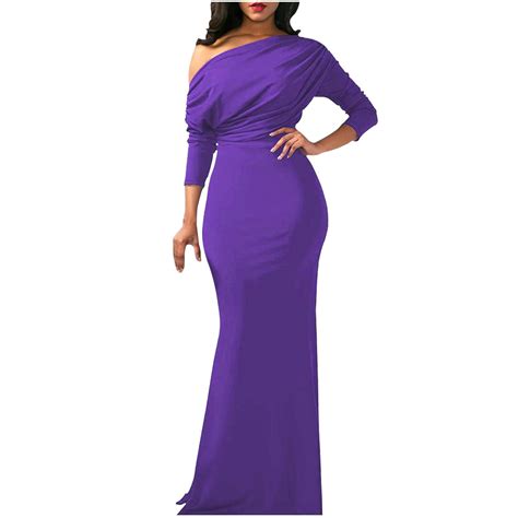 Entyinea Ball Gown Dresses For Women V Neck Long Sleeves Pleated A Line