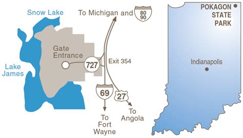 Pokagon State Park Map