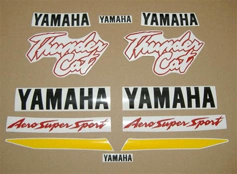 Motorradzubehör Thundercat YZF 600 replacement decals replica stickers