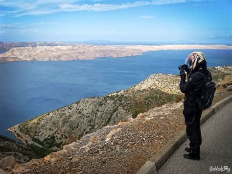 Riding across island of Pag on a motorbike - LifeWeLove