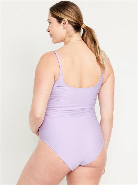 Maternity Scoop Neck One Piece Swimsuit Old Navy