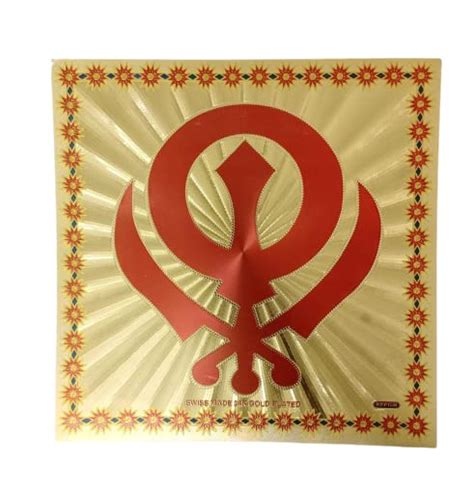 Buy Khanda Photo Nishan Sahib Sikh Khanda Golden Temple Sikh Guru ...