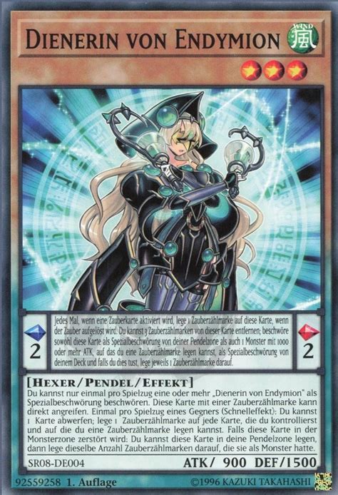 Recollectibles Sammelkarte Yugioh Karte Dienerin Von Endymion Deutsch