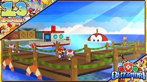 Paper Mario Sticker Star Secret Doors Big Cheep Cheep Battle First