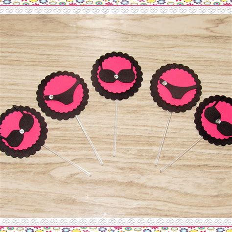 Topper Para Cupcake Personalizado Ch De Lingerie Elo