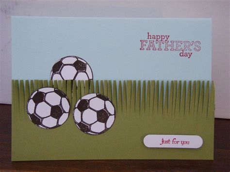 Football Father S Day Happy Fathers Day Stampin Up Cards Handmade