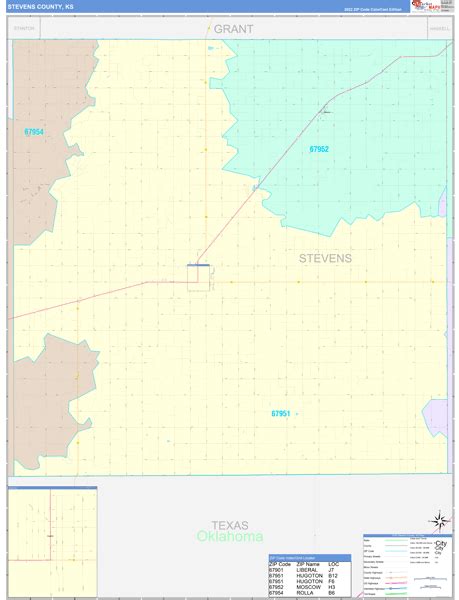 Stevens County Map With Cities