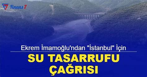 Ekrem Mamo Lu Ndan Stanbul I In Su Tasarrufu A R S