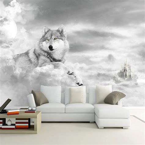 Moon and White Wolf Wallpapers - Top Free Moon and White Wolf ...