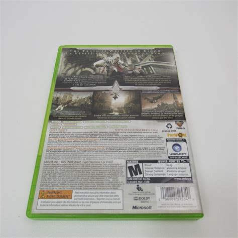 Assassin S Creed Ii Microsoft Xbox 360 2009 Cib 8888525349 Ebay