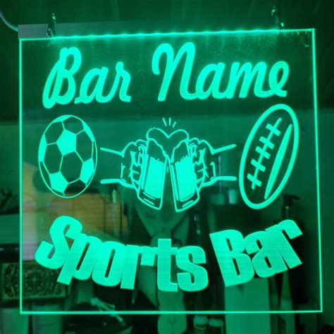 Designed In A Shed Light Up Led Bar Signs