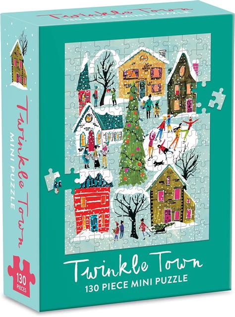 Amazon Galison Twinkle Town Mini Puzzle Pieces X