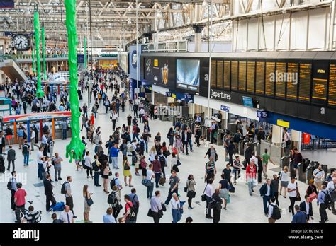 Inside Waterloo Station Hi Res Stock Photography And Images Alamy