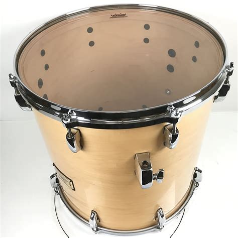 Pearl 16x16 Masters Custom Maple Shell Floor Tom W Case Reverb Uk