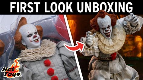 Hot Toys Pennywise IT Chapter 2 Figure Unboxing Sideshow First Look