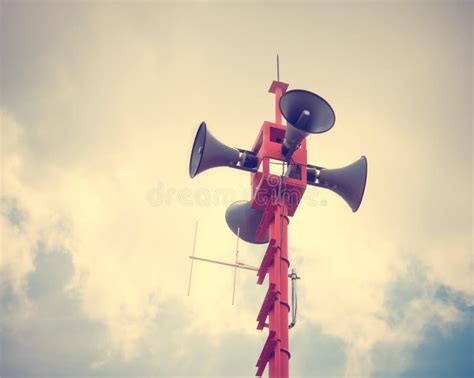 Horn Speaker For Public Relations Stock Image Image Of Clipping