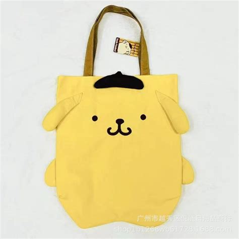 Sanrio Characters Canvass Tote Bag: SANRIO POMPOMPURIN - $29.99 - The Mad Shop