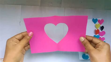 How To Make Valentines Day Greeting Card Valentines Day Card Making