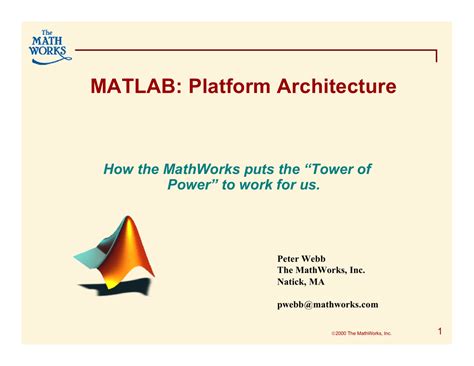 matlab platform architecture