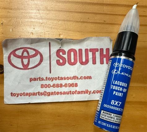 Genuine Toyota Lexus Touch Up Paint Storm Blue 00258 008x7 21 8x7 Ebay