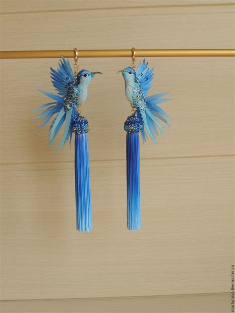 Серьги с птицами колибри"Небесный СОН" в интернет-магазине на Ярмарке ...