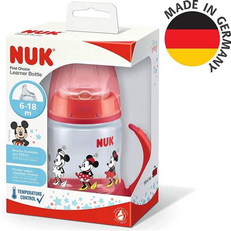 NUK First Choice Disney Minnie Mouse Learner Bottle With Temperature