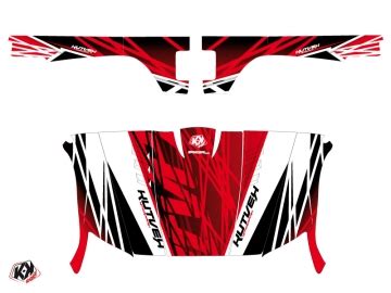 kit déco ssv yamaha eraser rouge blanc série Kutvek