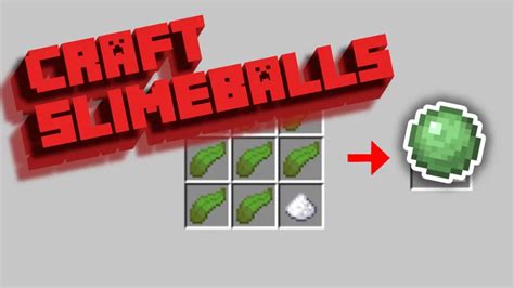 Craftable Slimeballs! 🟢 Minecraft Data Pack