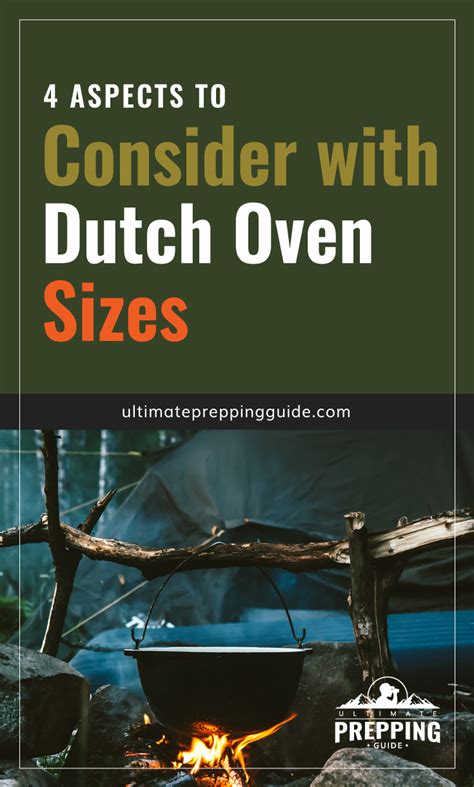 4 Aspects to Consider with Dutch Oven Sizes