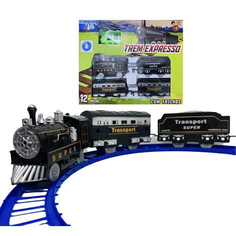 Trem Brinquedo Locomotiva Trenzinho Infantil Shopee Brasil