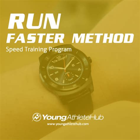 Run Faster Method Speed Training Program - Young Athlete Hub