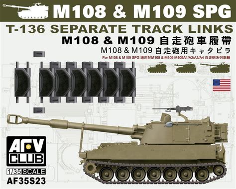 Afv Club 35s23 135 T 136 Track For M108m109 Workable