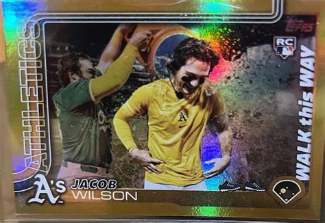 jacob wilson gold wtw  prices  topps celebration mega box