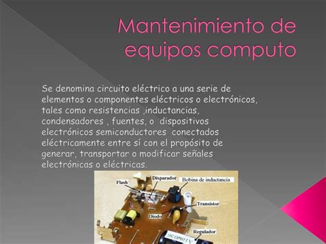 Ppt Mantenimiento De Equipos Computo Powerpoint Presentation Free