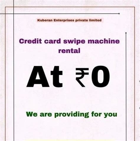 Credit Card Swipe Machine In Sivagangai At Best Price In Chennai ID