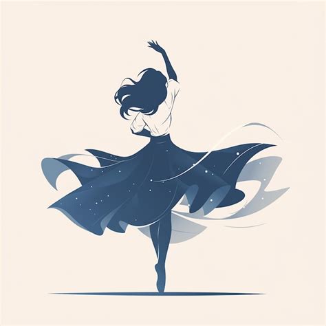 Latina Girl In Her Teens Dancing Ballet Premium Ai Generated Vector