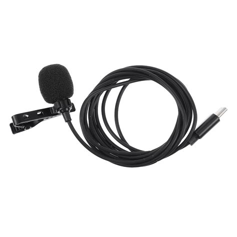 USB C Lavalier Microphone Lapel Microphone Phone Microphone Recording