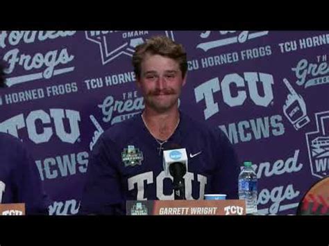 Mcws Tcu Postgame Press Conference Youtube