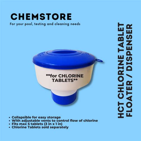 Chlorine Tablet Floater Chlorine Tablet Dispenser In Swimming Pools Hot Tubs Hct Chemstore